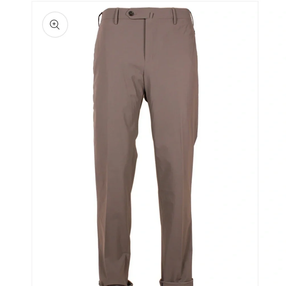 PT01 Kinetic Active Lux Trouser Pants in Tan Men’s Size 32 zip pockets